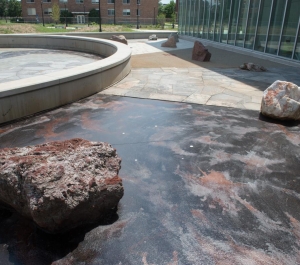 Outdoor Geology Classroom at Buffalo State