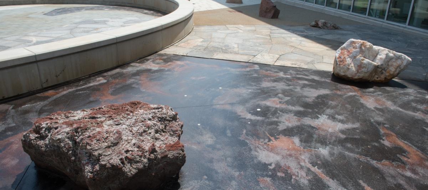 Outdoor Geology Classroom at Buffalo State